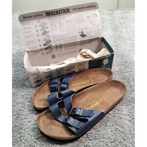 Birkenstock Ibiza Sandals Womens 42 Slides Shoes Thongs Leather 1774 L11M9